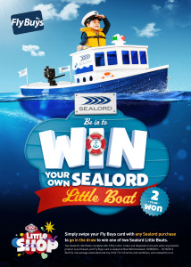 Sealord Little Boat Shopper Program Poster